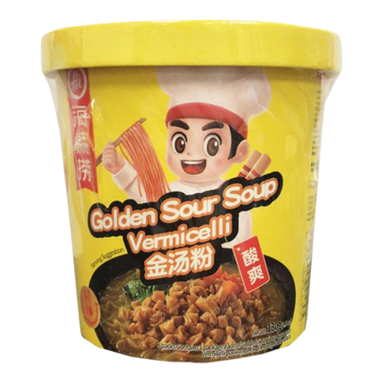 HAIDILAO Instant Cup Vermicelli (Golden Sour Soup Flavour) 130g (Case 12)