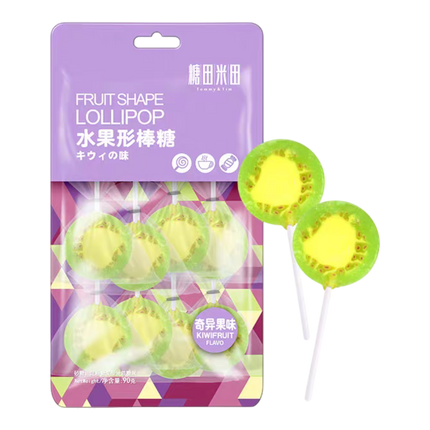 TOMMY & TIM Coffee Fruit-shaped Lolipop - Kiwi 90g (Case 30)