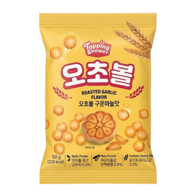 OCHO BALL Crunchy Garlic Balls 50g (Case 40)