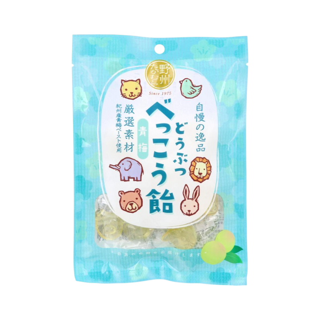YASU TAKAMURA Animal Shaped Candy (Japanese Plum) 50g (Case 48)