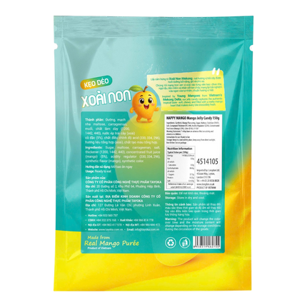 HAPPY MANGO Mango Jelly Candy 150g (Case 40)