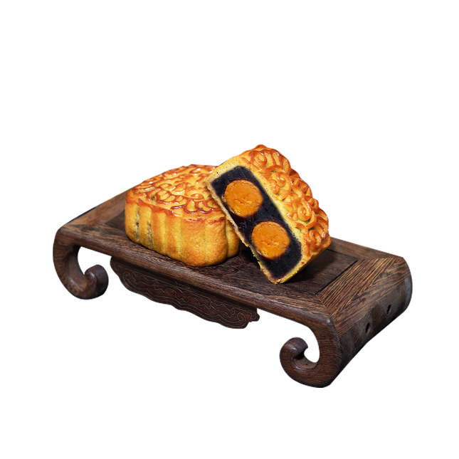 BEAUTIFUL BUTTERFLY Mooncake Red Bean With Double Yolks Taro Flavor 180g (Case 32)