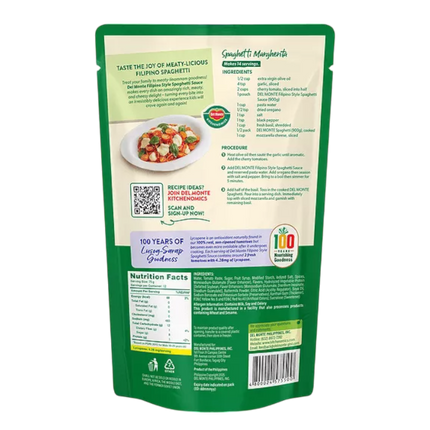 DEL MONTE Spaghetti Sauce Filipino Style 900g (Case 12)