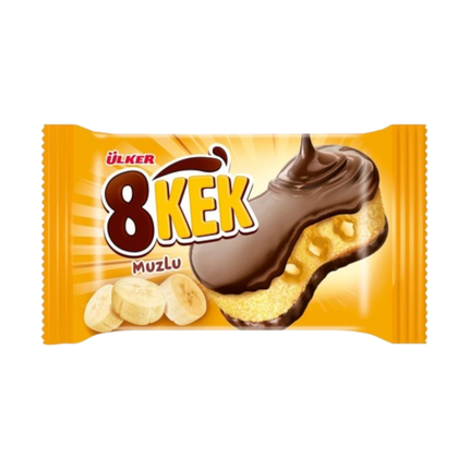 ULKER Dankek 8 Cake Banana Flavour 40g (Case 24)