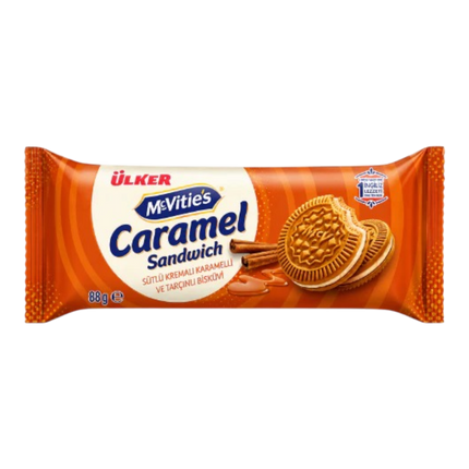 MCVITIES Caramel & Cinnamon Biscuits Ulker 88g (Case 18)