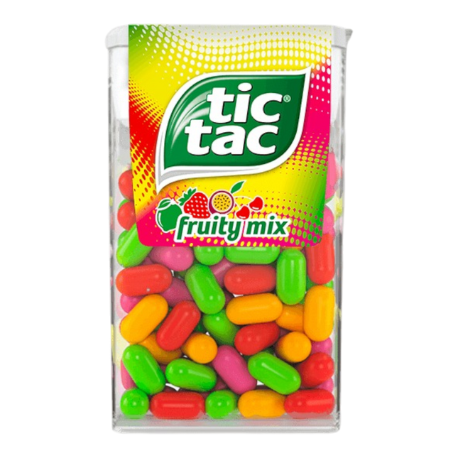 TIC TAC Fruity Mix Flavour 18g (Case 24)