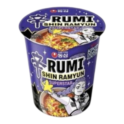 NONGSHIM Shin Cup Noodle Demon Hunters Rumi - Spicy & Smoky 68g (Case 12)
