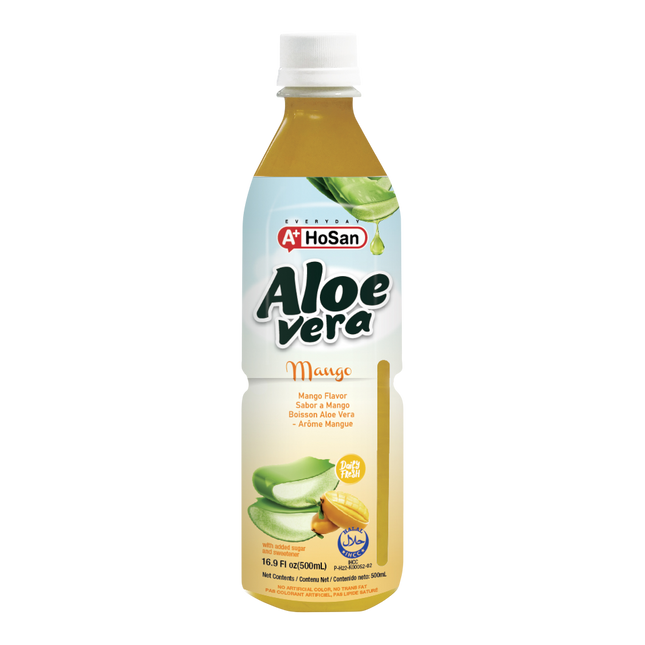 A+ Aloe Vera Drink Mango 500ml (Case 20)