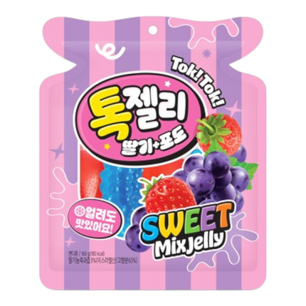 GUNYOUNG Tok Jelly Strawberry & Grape Flavor  160g (Case 48)
