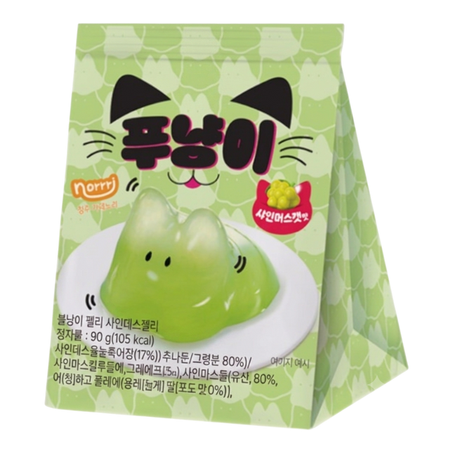 GSR Cat Shape Pudding Jelly Muscat 90g (Case 72)