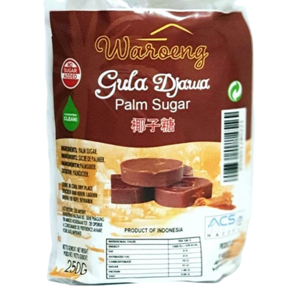 Waroeng Gula Djawa Mini (Palm Sugar) 250g (Case 48)