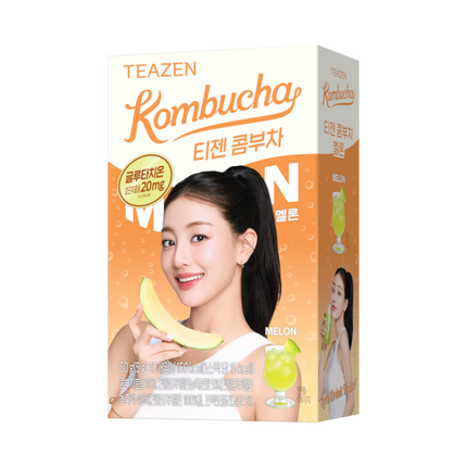 TEAZEN TWICE Edition Kombucha Melon 10 Sticks 50g (Case 12)