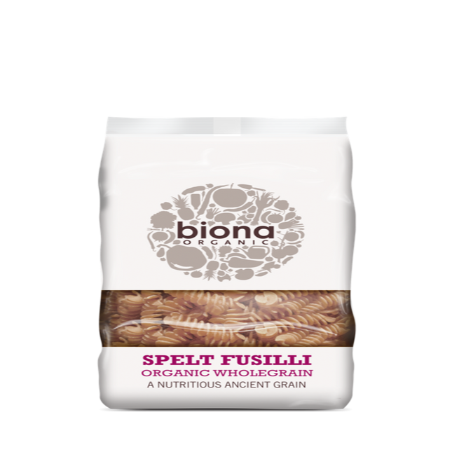 BIONA Organic Spelt Wholegrain Fusilli 500g - Longdan Online Supermarket