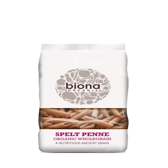 BIONA Organic Spelt Wholegrain Penne 500g - Longdan Online Supermarket