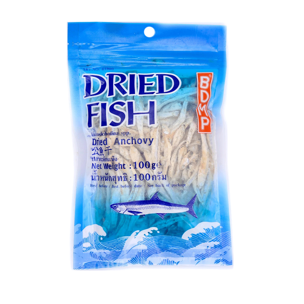 BDMP Dried Anchovy 1.5 inch 2 inch 100g (Case 25)
