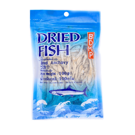 BDMP Dried Anchovy 1.5 inch 2 inch 100g (Case 25)