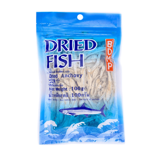 BDMP Dried Anchovy 1.5 inch 2 inch 100g (Case 25)