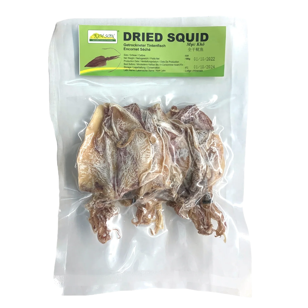 Kim Son Dried Squid 6-9cm 100g (Case 50)