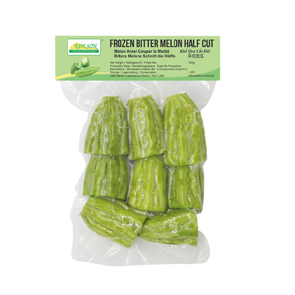 Kim Son Frozen Bitter Melon Half Cut 500g (Case 20)