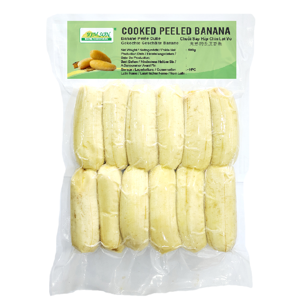 KIM SON Cooked Peeled Banana 500g (Frozen) (Case 20)