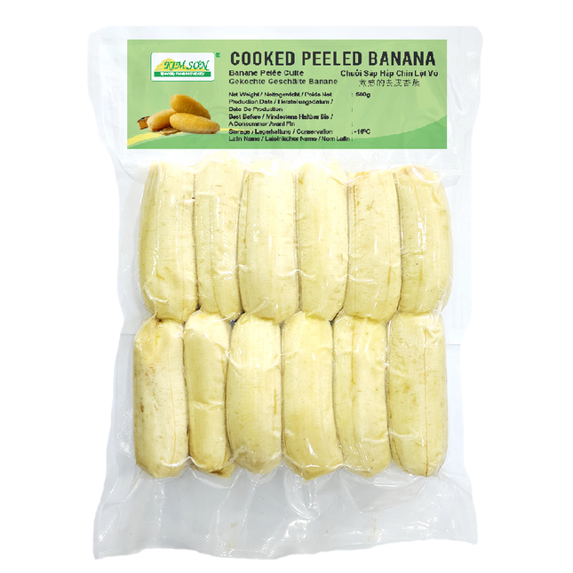 KIM SON Cooked Peeled Banana 500g (Frozen) (Case 20)