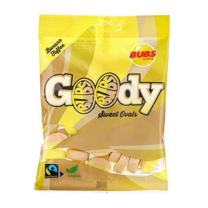 Bubs Godies Goody Sweet Oval Banana Toffee 90g - Longdan Official Online Store