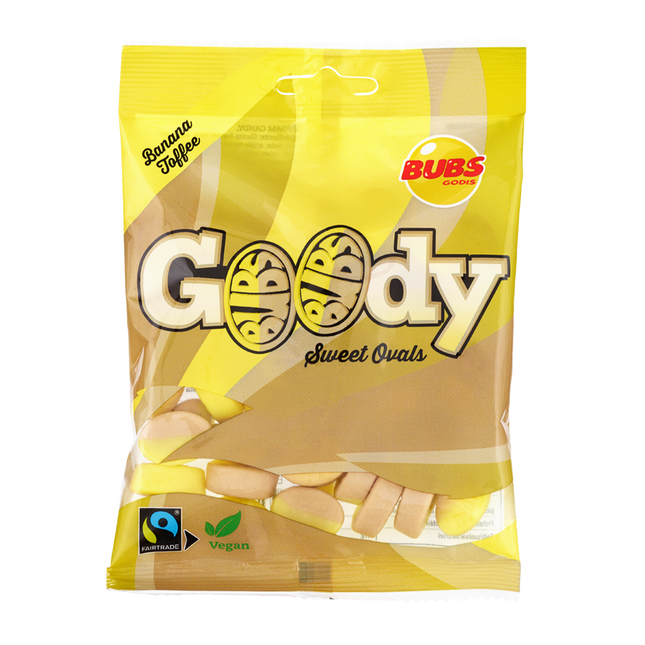 Bubs Godies Goody Sweet Oval Banana Toffee 90g - Longdan Official Online Store
