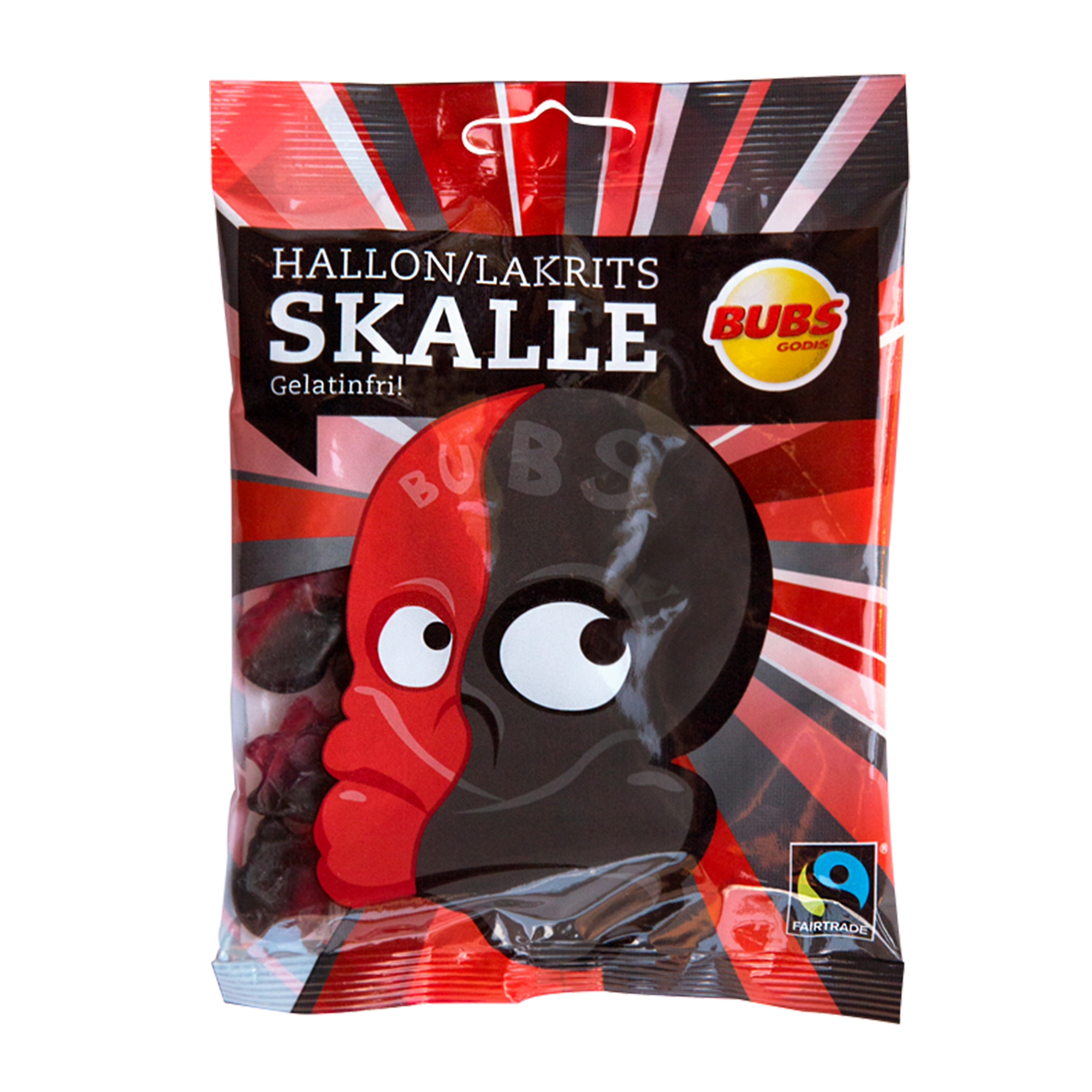 Bubs Godies Raspberry Liquorice Skull 90g - Longdan Official Online Store