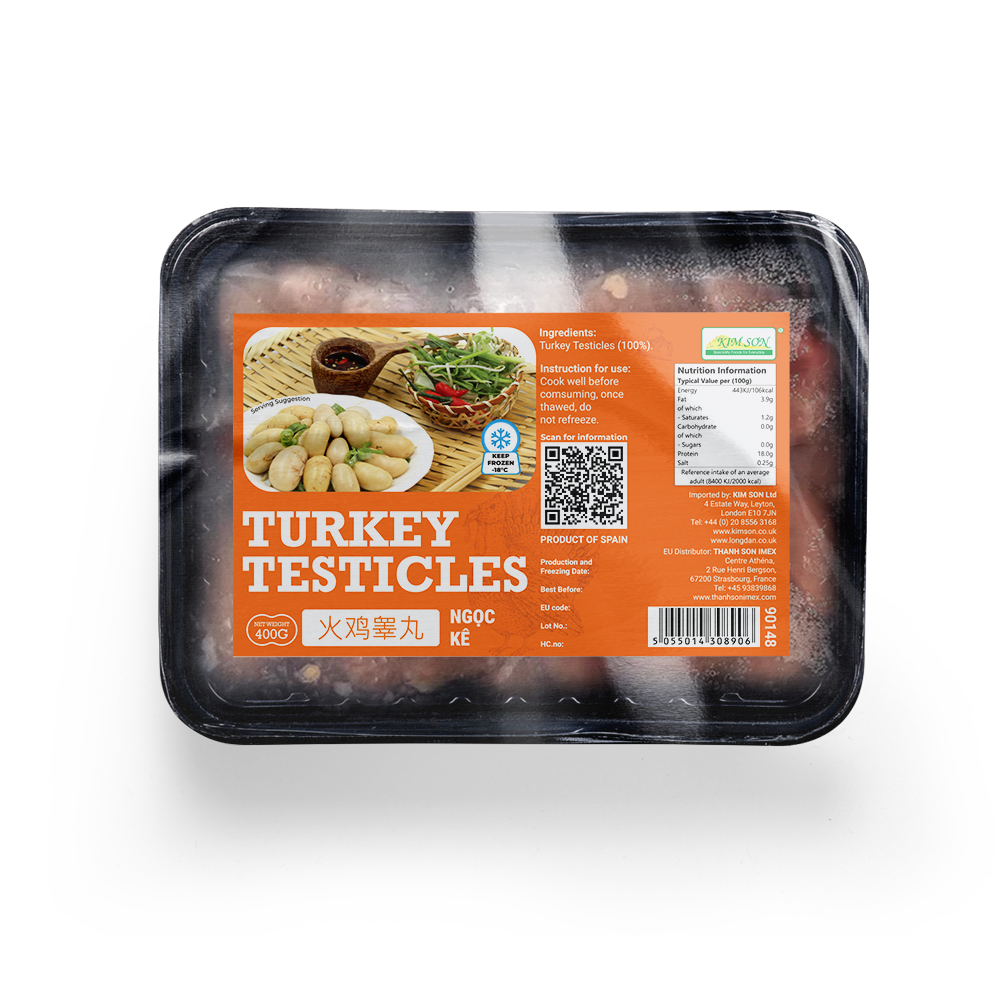 KIM SON Turkey Testicles (Ngoc Ke) 400g (Case 24)