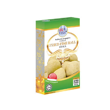 QQ Fried Fish Ball 250g (Case 40)
