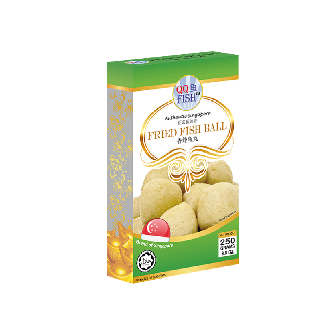 QQ Fried Fish Ball 250g (Case 40)