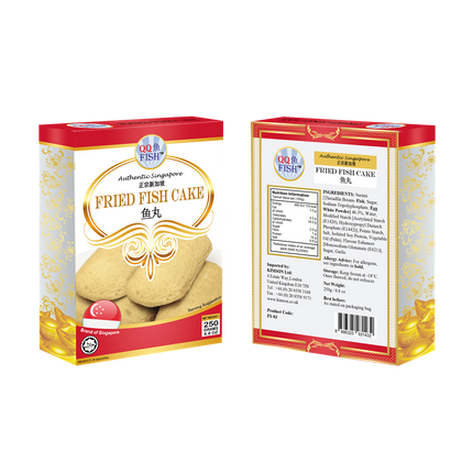 QQ Fried Fish Cake 250g (Case 40)