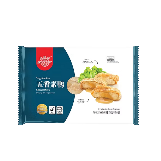 EVERBEST Vegetarian Spiced Duck 250g (Case 12)