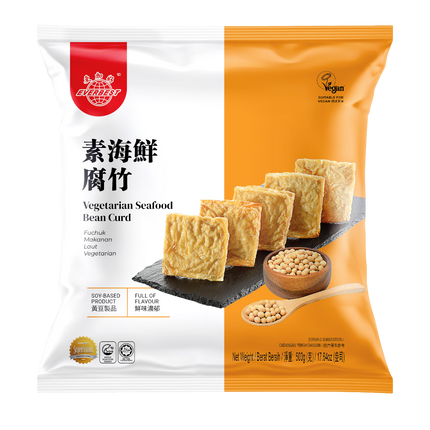 EVERBEST Vegetarian Seafood Bean Curd 500g (Case 10)