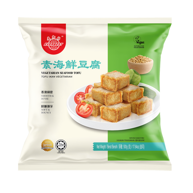 EVERBEST Vegetarian Seafood Tofu 500g (Case 10)