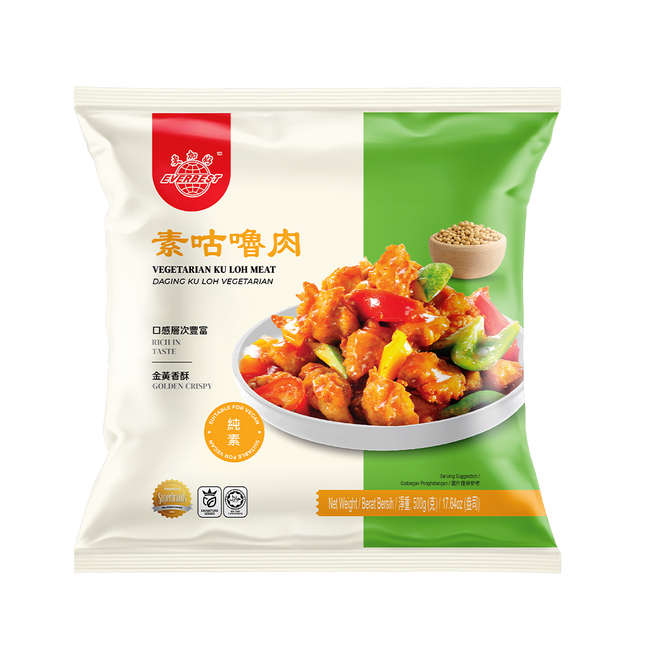EVERBEST Vegetarian Ku Loh Meat 500g (Case 10)