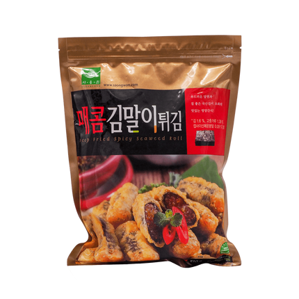 SAONGWON Frozen Fried Seaweed&Vermicelli Roll (Spicy) 510g (Frozen) - Longdan Official