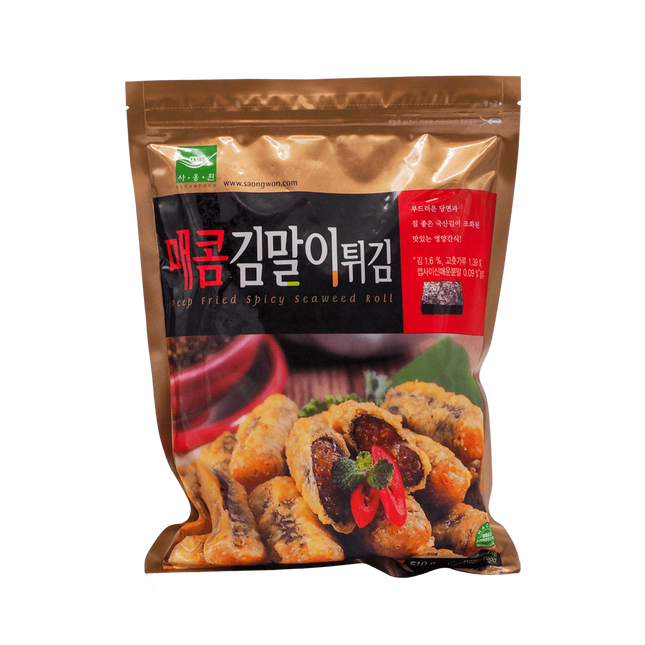 SAONGWON Frozen Fried Seaweed&Vermicelli Roll (Spicy) 510g (Frozen) - Longdan Official