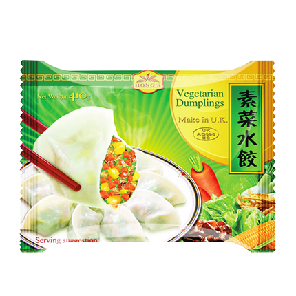 HONG'S Vegetarian Dumplings 410g (Frozen) - Longdan Official