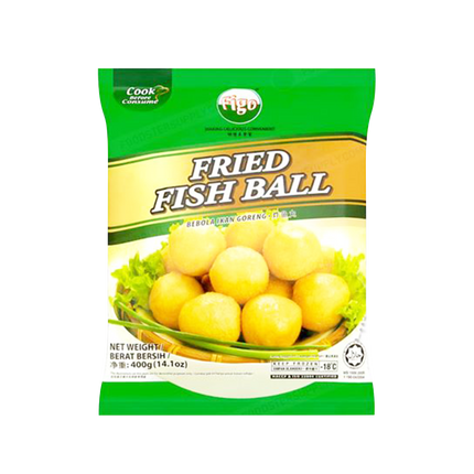 FIGO Fried Fish Ball 400g (Frozen) - Longdan Official