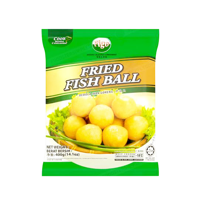 FIGO Fried Fish Ball 400g (Frozen) - Longdan Official