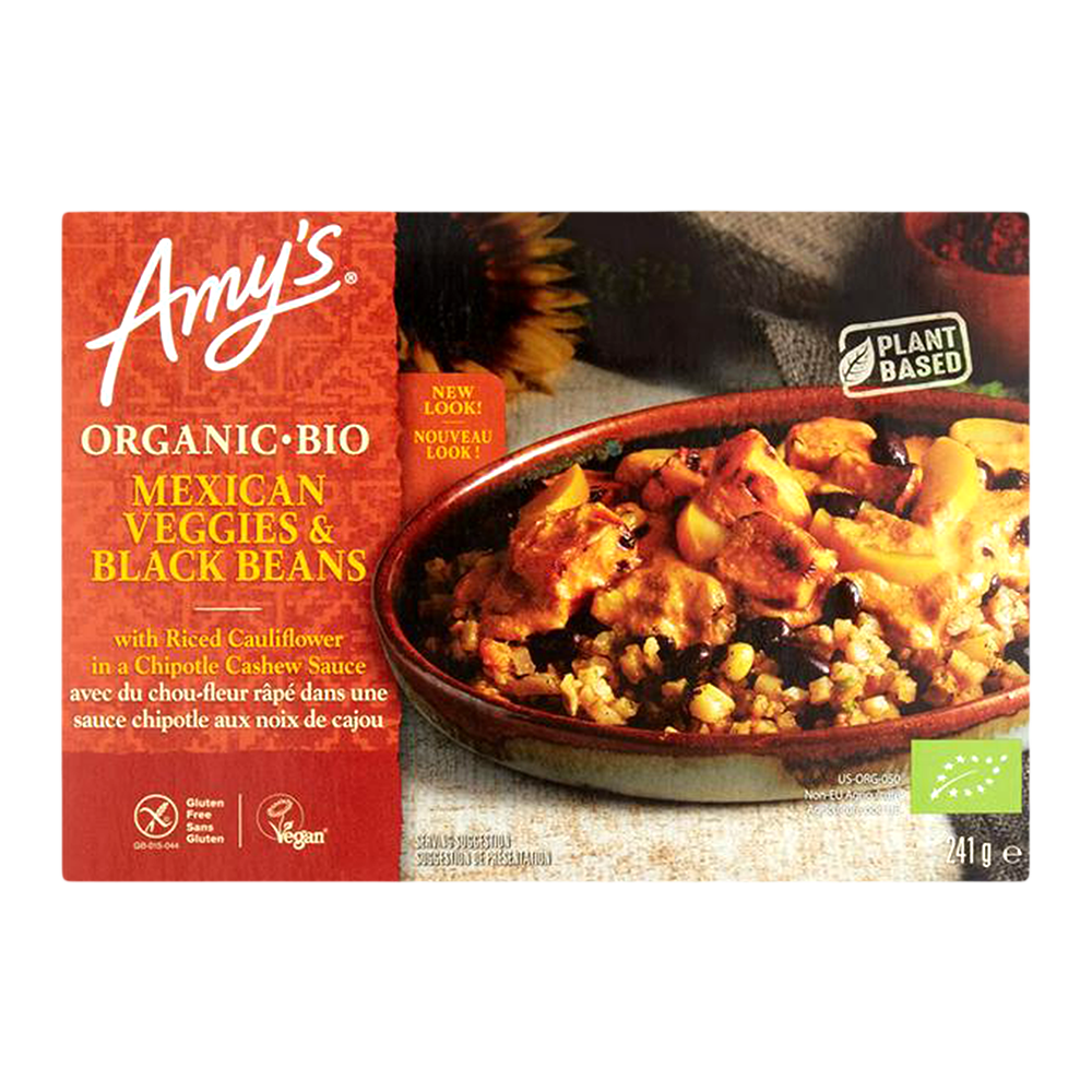 AMY'S KITCHEN Mexican Veggies & Black Beans 241g (Frozen) - Longdan Official