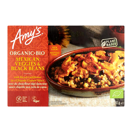AMY'S KITCHEN Mexican Veggies & Black Beans 241g (Frozen) - Longdan Official
