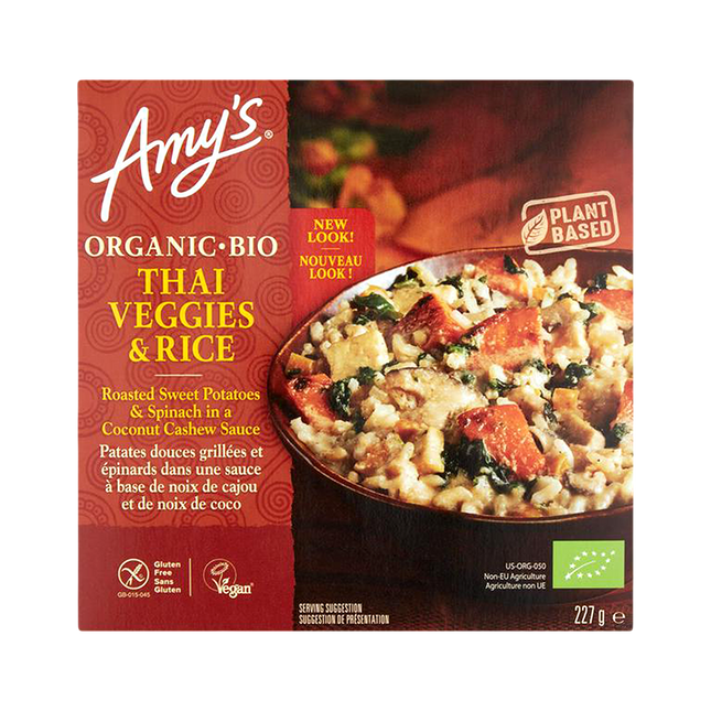 AMY'S KITCHEN Thai Veggies and Rice 227g (Frozen) - Longdan Official