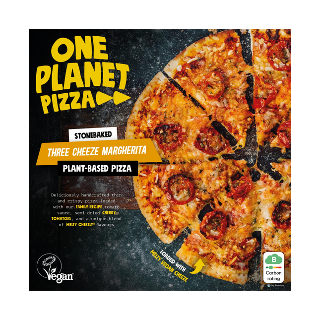 ONE PLANET PIZZA Vegan Three Cheese Margherita 320g - Longdan Official