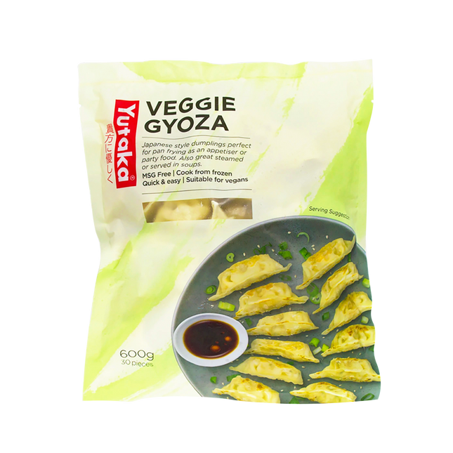 YUTAKA Vegetable Gyoza (30pcs) 600g (Frozen) - Longdan Official