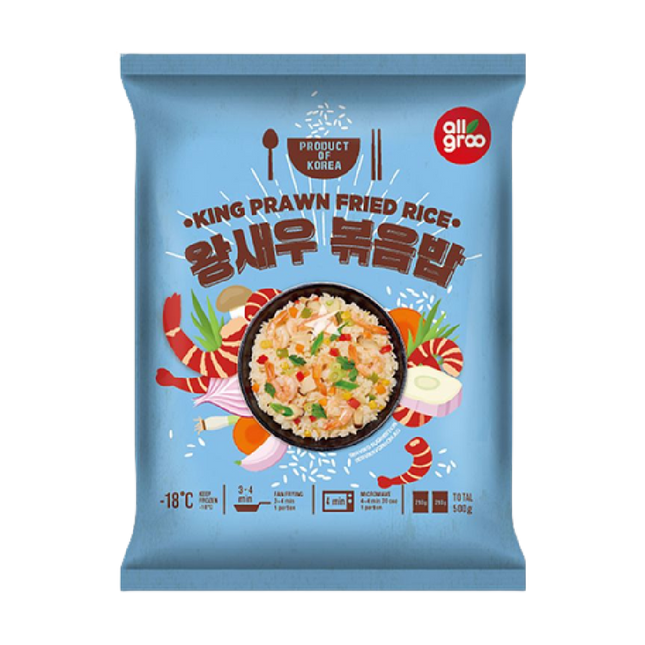 ALLGROO King Prawn Fried Rice 420g (Frozen) (Case 10)