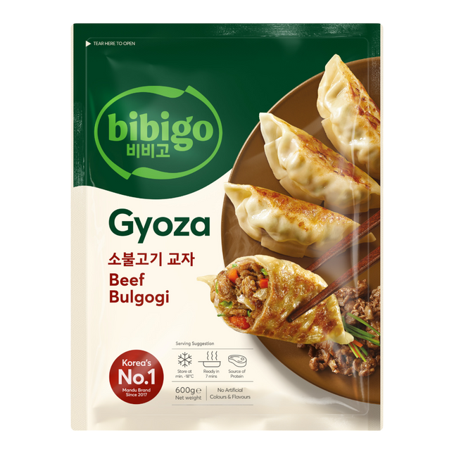 CJ BIBIGO Gyoza Dumplings Beef Bulgogi 600g (Case 12)