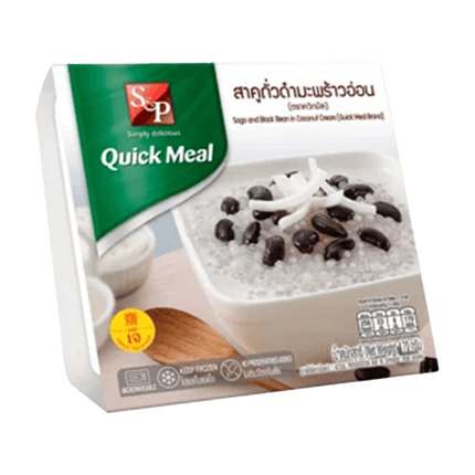 S&P Sago And Black Bean Coconut 170g (Case 12)