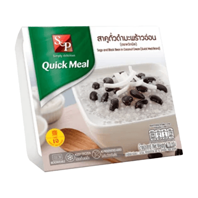 S&P Sago And Black Bean Coconut 170g (Case 12)
